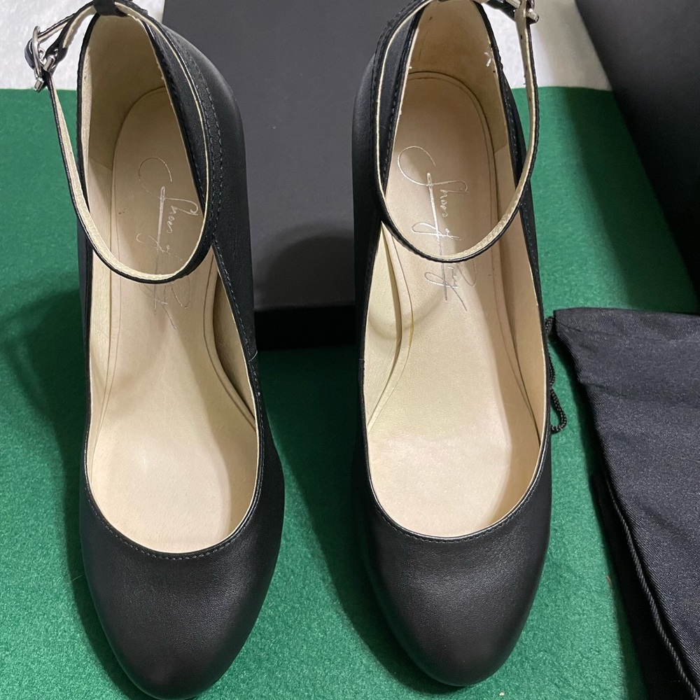 Shoes of Prey Leather Ankle Strap Heel - Picture 2 of 6